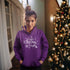 C & Win Sports Crazy Christmas Lady Hoodie Purple / S - C & Win Sports